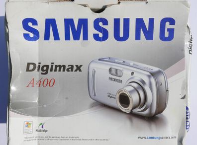 Samsung Digimax A400 Digital Camera in original box and instructions, works fine