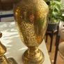 x2 Vintage Solid Brass Vases and candle holder Image 7