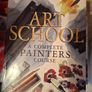 Easel And Selection Of Paints And Book Image 7