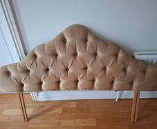 Double Headboard 4ft 6' (Buttoned Fabric)