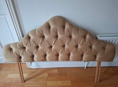Double Headboard 4ft 6' (Buttoned Fabric)