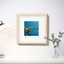 Dalkey Island, Dublin, print in 25cm sq frame, by artist Helen Mathews Image 2