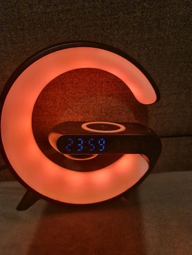 Led Alarm clock and light