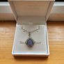 Australian Boulder Opal Sterling Silver Necklace Image 3