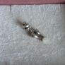Pandora cheers champagne glasses dangle charm very good condition hallmarked Image 5