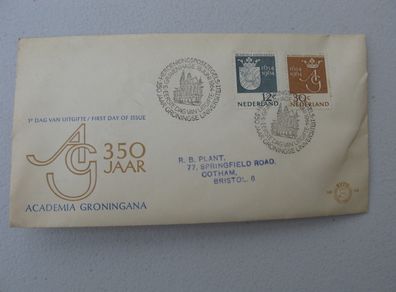 Stamps, Netherlands FDC 1964