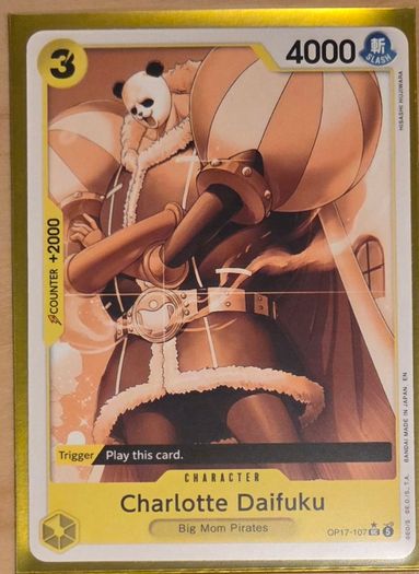 One Piece TCG OP-17 Charlotte Daifuku 107 Pandaman