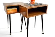 midcentury retro vintage bedside pair