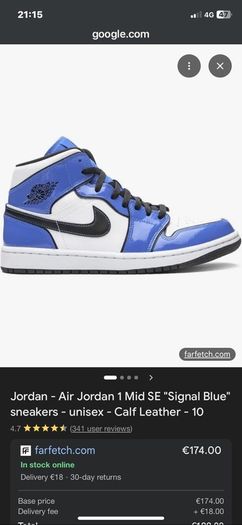 Jordans Signals Blue