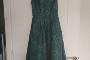 Teal mid-length teal dress