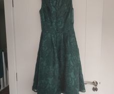 Teal mid-length teal dress