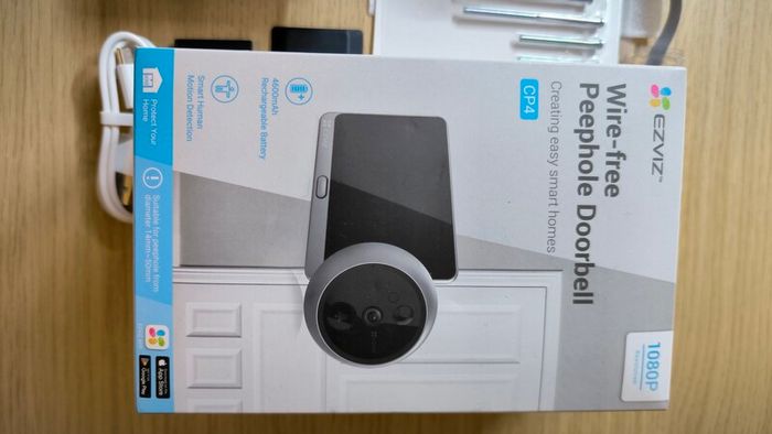 Smart wireless video doorbell with 1080 camera