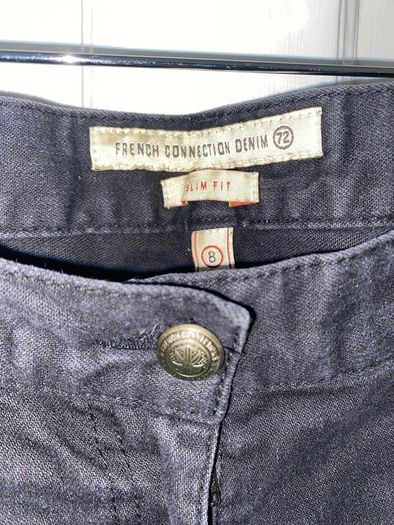 French connection black jeans size 8