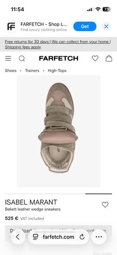 Isabel Marant Bekett Wedge Trainers E525 in BTs