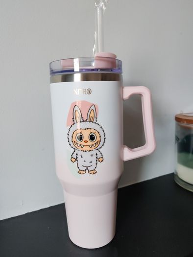 Labubu inspired Stanley style cups