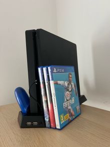 PS4 Console Bundle + Games + Controllers + Stand