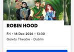 Gaiety panto tickets