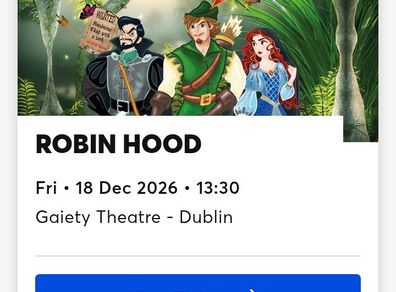 Gaiety panto tickets