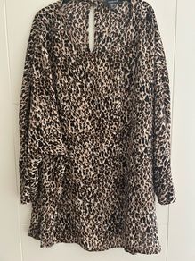 leopard print blouse UK 20