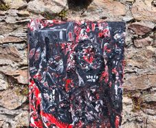 Original acrylic painting on canvas.