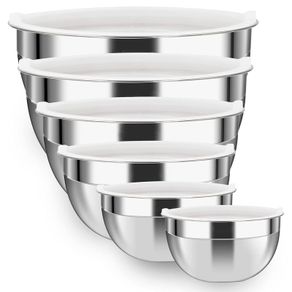 Brand New Luvan 304 Stainless Steel Bowl Set of 6. (Without lids)