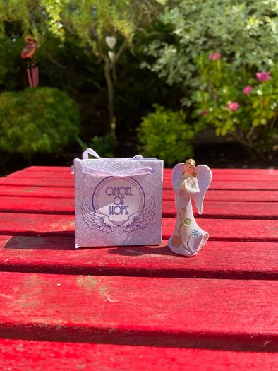 Angel of hope, gift bag included.