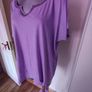 Collection L beaded lilac blouse Size UK20/22 EU48/50 Perfect condition Postage included Image 3