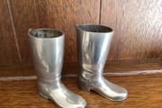 Silverplated Shot boots Hunt boots