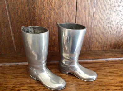 Silverplated Shot boots Hunt boots