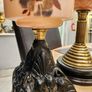 four vintage working oil lamps Image 3