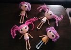 4 Lalaloupsy Dolls