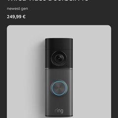 RING Wired Video Doorbell Pro 4K (newest gen)
