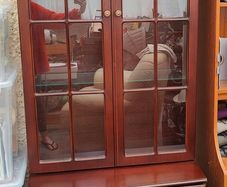Mid Century Glass Cabinet