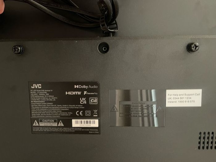 jvc 42 inch tv