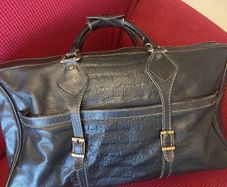 Large Leather Hold- All