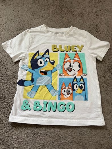Bluey and bingo T shirt 4-5 years old 110cm