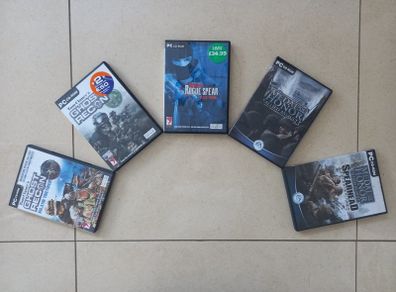 PC CD-ROM War Game Selection - Medal of Honor, Ghost Recon, Rogue Spear