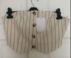 Bnwt bershka large strapless waistcoat