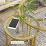 Round Nesting Coffee Tables Set of 2 Image 6