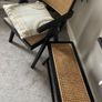 Rattan Chair & matching bench Image 8