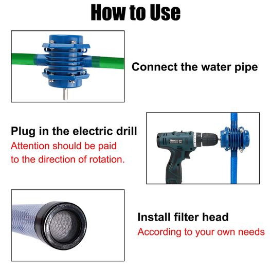 Pump Water Drill Electric Fluid Transfer Hand Tool Home Heavy Duty Quiet Durable