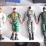 Four Lanard Poseable Combat Army Soldiers, 2003. 11.5'' Image 2