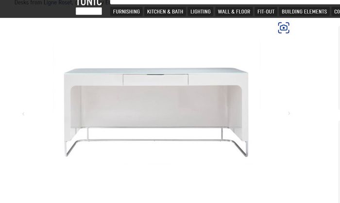 Ligne Roset Hyannis Port Designer Desk & Matching Cabinet