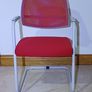 Sitland Red & White Designer Chairs Image 2