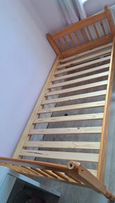 two single bed frame