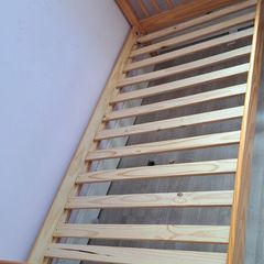 two single bed frame