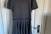Red Valentino ladies grey houndstooth dress size M