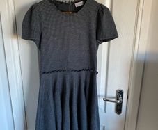 Red Valentino ladies grey houndstooth dress size M
