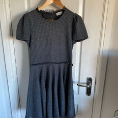 Red Valentino ladies grey houndstooth dress size M