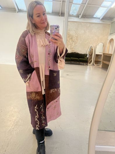 zara quilted coat